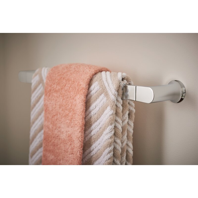 BH3818CH Moen Genta 18" Wall Mounted Towel Bar & Reviews | Wayfair